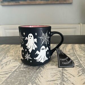 Cobwebs and Cauldrons Ghost Mug